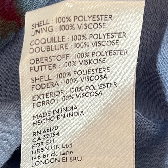 Urban Outfitters Woman’s Floral Maxi Dress Blue,Plum,Pink.Medium - Picture 9 of 11